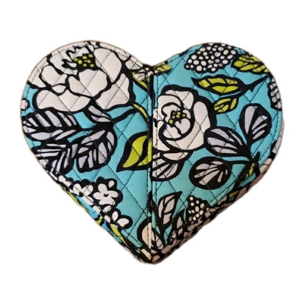 Vera Bradley From My Heart Jewelry Box Island Blooms Pattern Travel Case